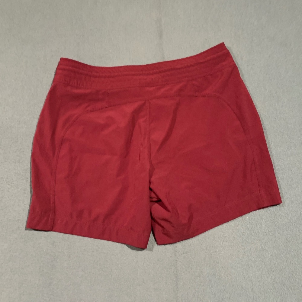 Athletic Works Women Red Casual Shorts Size LG 12-14 Drawstring Waist Pocketed - Picture 7 of 8